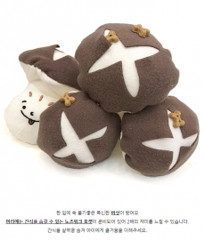 딩독 개지터블 노즈워크 버섯 - 삑삑 간식 장난감