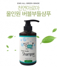 스킨365 버블부들 아로마 강아지샴푸 500ml