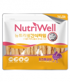 뉴트리웰 간식타임 치킨통갈비 320g