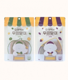 로렌츠 강아지 간식 오래먹는 우피말이 50g 고구마, 단호박 2종