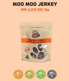 벅시 에어드라이드 간식 소고기 무무 저키 70g