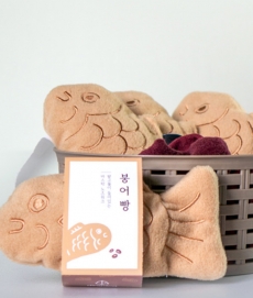 딩독 팥앙금 붕어빵 - 바스락 간식장난감