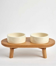 스몰스터프 DINING SET WOOD WHITE OAK