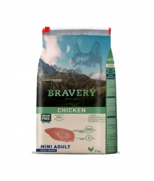 브레이버리 독 어덜트 치킨 2Kg, 7kg / 강아지사료