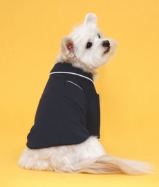 플로트 실내복파자마셔츠 강아지옷 네이비
