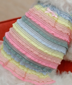 헤이제리  Candy Ruffle Top [Pastel Rainbow]