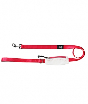 퍼피갤러리 강아지 리드줄  GO OUT POCKET LEASH (WHITE)