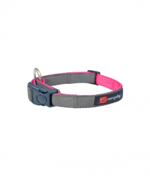 퍼피갤러리 목줄 Tokyo Ginza Collar (Grey&Pink)