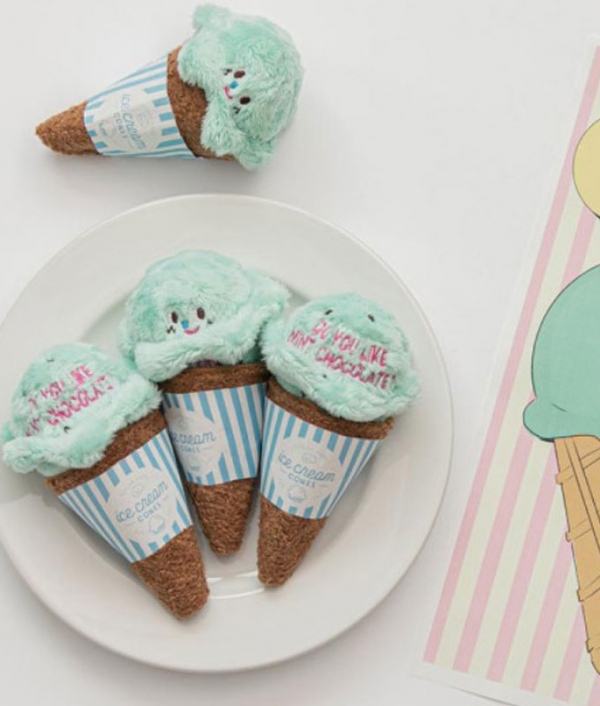 바잇미 민트초코 아이스크림 노즈워크 삑삑이 장난감