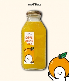 트릿테이블 멍주스 오렌지 250ml