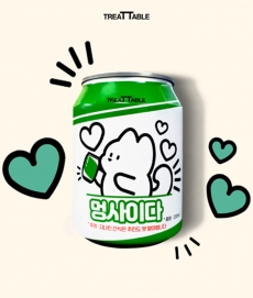 트릿테이블 멍사이다 캔 220ml