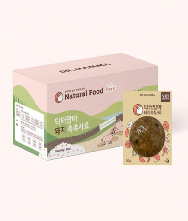 닥터맘마 촉촉사료 돼지 700g (50g x 14ea)