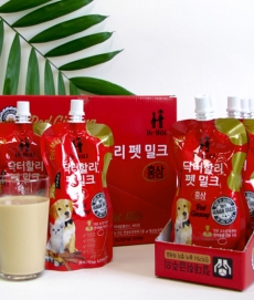 닥터할리 강아지 고양이 펫밀크 홍삼 200ml