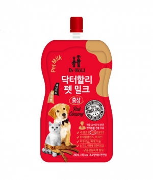 닥터할리 강아지 고양이 펫밀크 홍삼 200ml