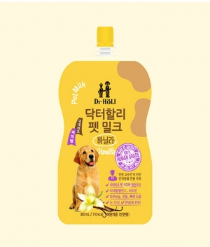 닥터할리 강아지 펫밀크 바닐라 200ml