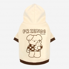 키니키니 MOOMOO FRIENDS HOODIE-BEIGE(후드)