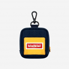 키니키니 SIGNATURE LOGO ZIPPER POOP BAG-NAVY(풉백)