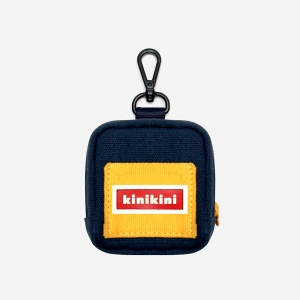 키니키니 SIGNATURE LOGO ZIPPER POOP BAG-NAVY(풉백)