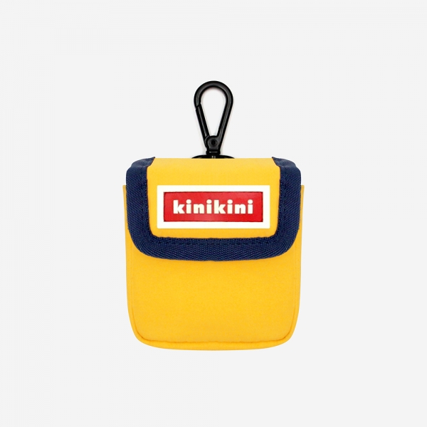 키니키니 SIGNATURE LOGO SUPPLEX POOP BAG-YELLOW(풉백)