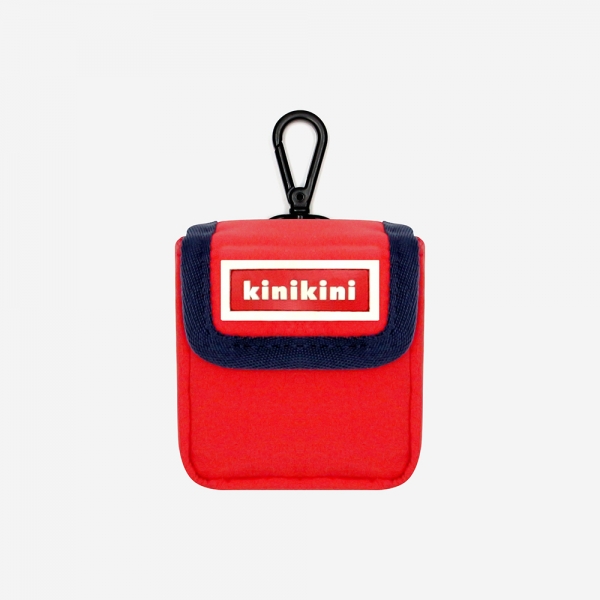 키니키니 SIGNATURE LOGO SUPPLEX POOP BAG-RED(풉백)