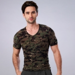 TACTICAL MILITARY V-NECK TEE 텍티컬 밀리터리 프린트 반팔 브이넥