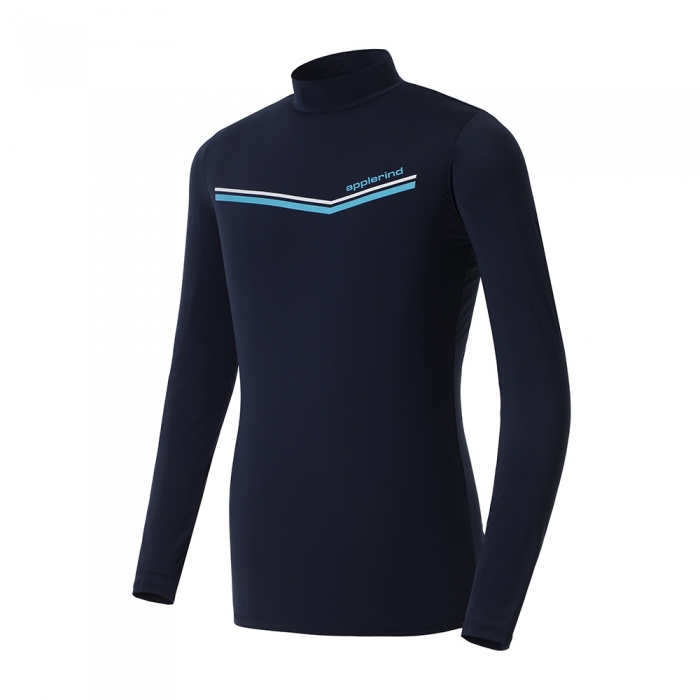 남성 시그니처 쿨메이트 투톤라인 H넥 골프 이너웨어 HISMTS05