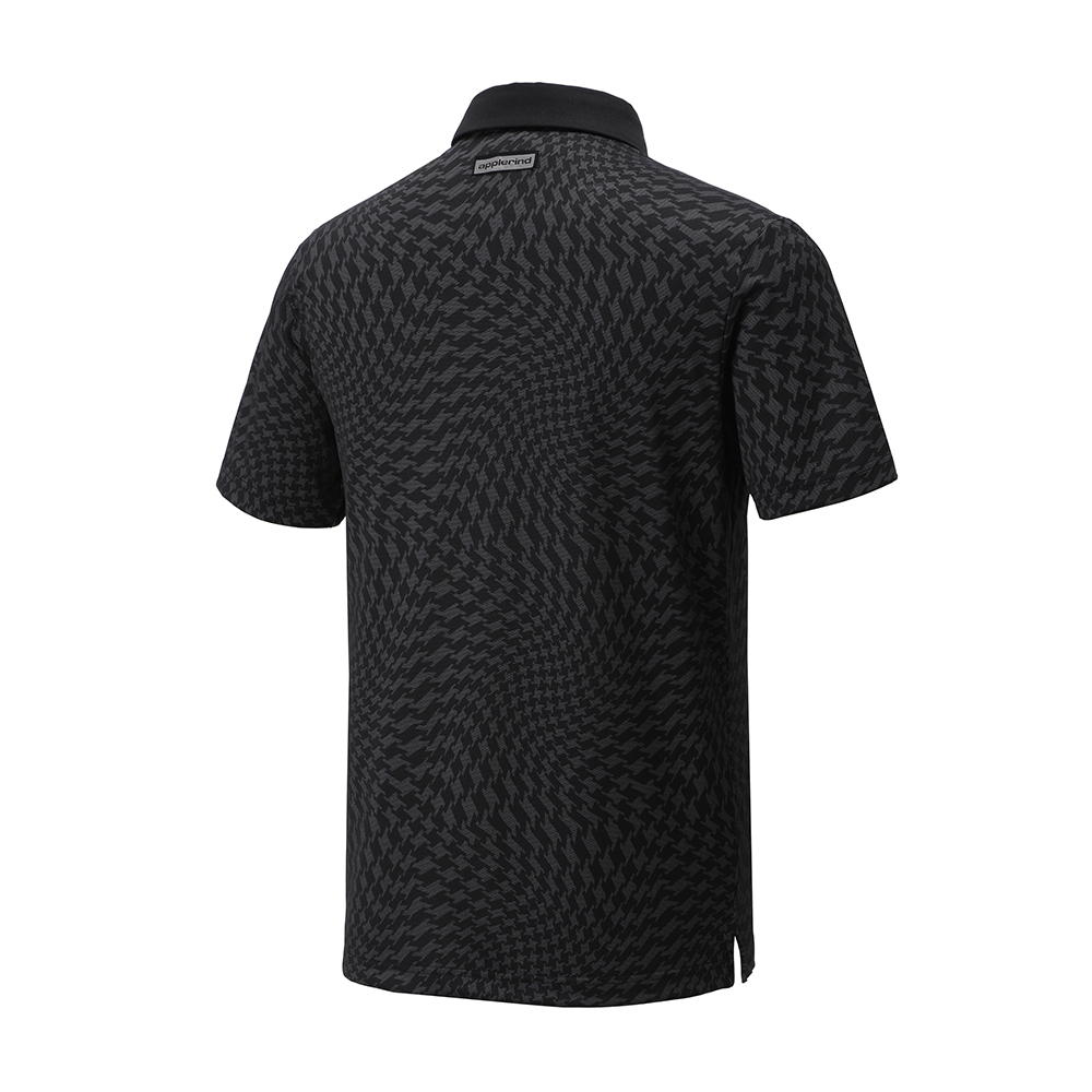 애플라인드 일루션 체크 남성 골프 반팔 티셔츠 AKRM0CSS12