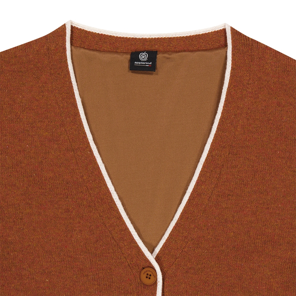 울혼방 방풍 남성 골프 니트 가디건