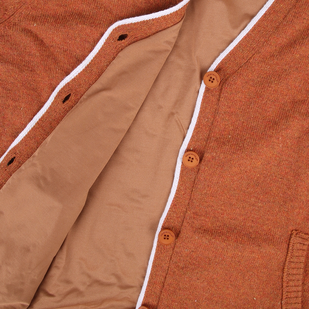 울혼방 방풍 남성 골프 니트 가디건