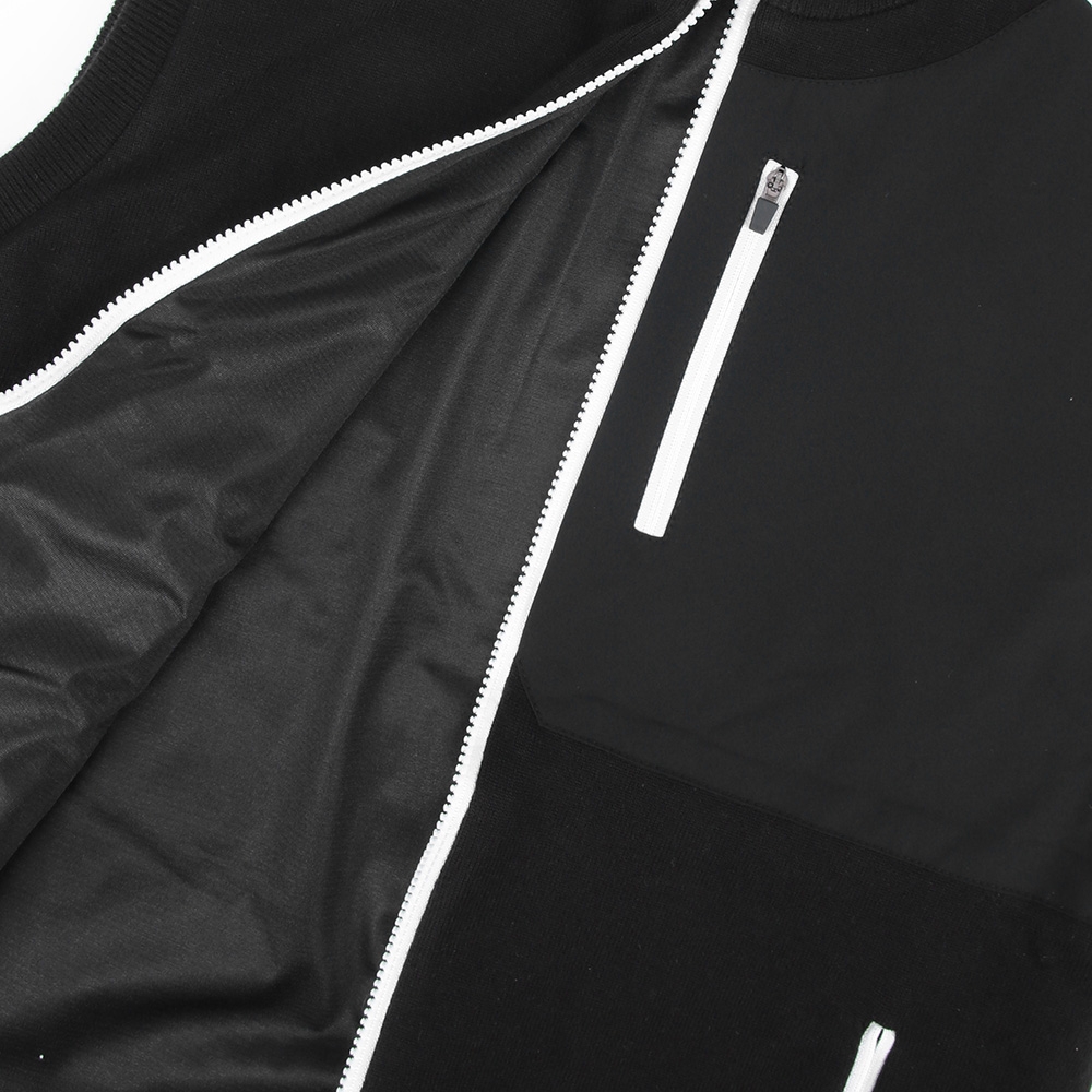 울혼방 방풍 남성 골프 니트 조끼