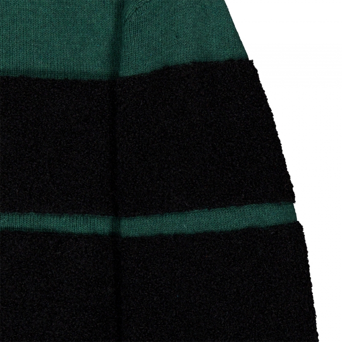 울혼방 방풍 라인부클 남성 골프 니트