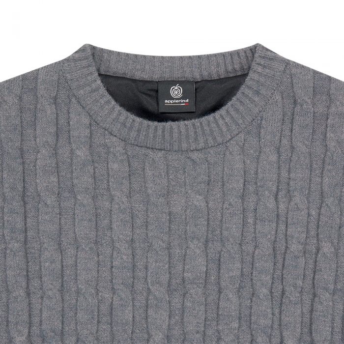 울혼방 방풍 꽈배기 여성 골프 니트