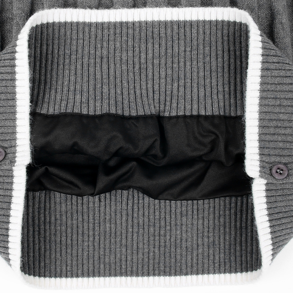 울혼방 방풍 꽈배기 여성 골프 니트