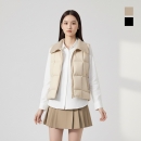 애플라인드 여성 니트 카라 경량 패딩 베스트 ANW-W0PVT01 BE