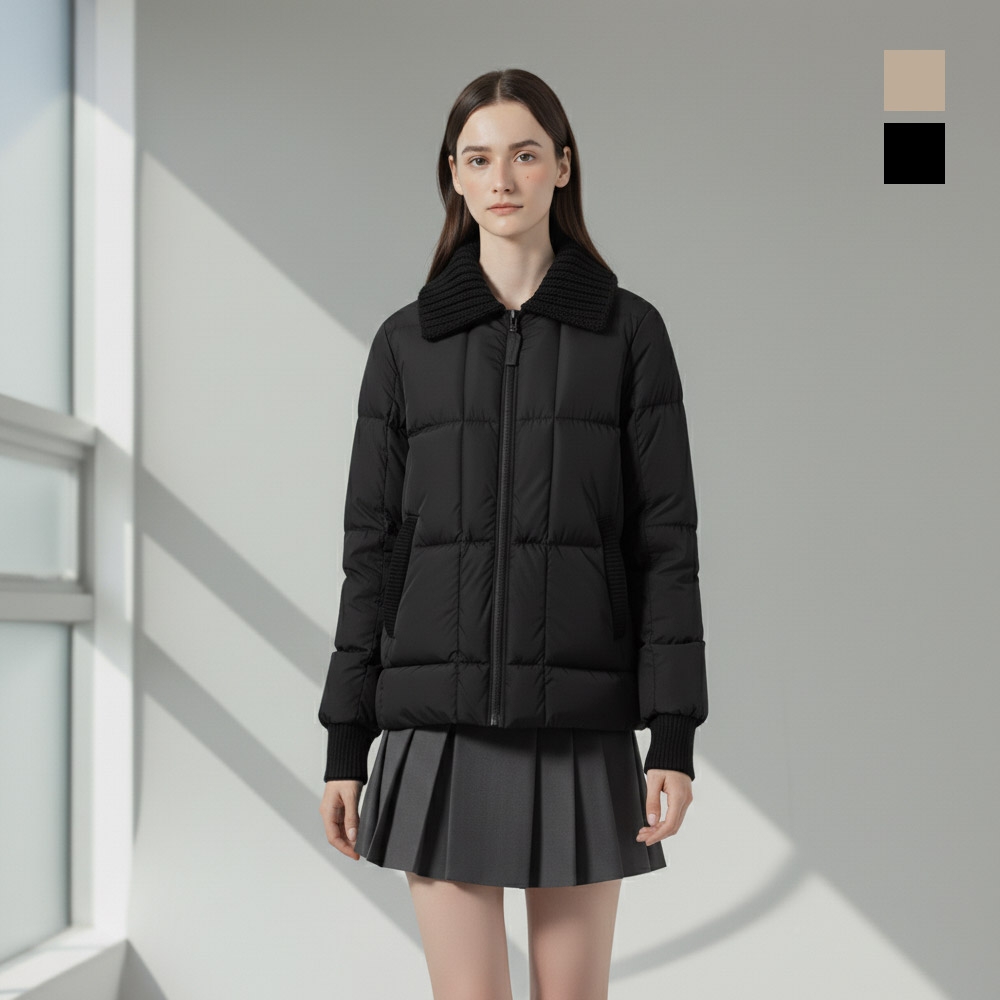 애플라인드 여성 헤라 경량 패딩 자켓 ANW-W0PJK01 BK