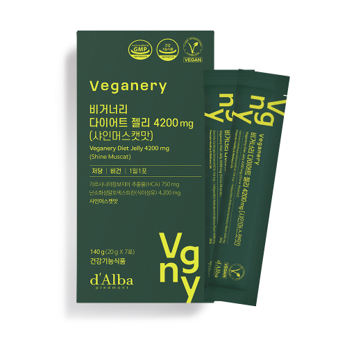비거너리 다이어트 젤리 4200mg (샤인머스캣맛) 7매입