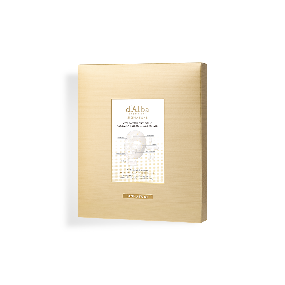 달바 시그니처 비타 캡슐 안티에이징 하이드로겔 마스크 8쉐입