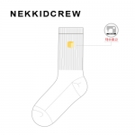 네키드크루_NEKKID CREW의 남,여 스포츠 자수양말 제작사례.