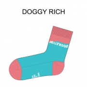 도기리치_DOGGY RICH 의 남, 여 패션양말 제작사례.