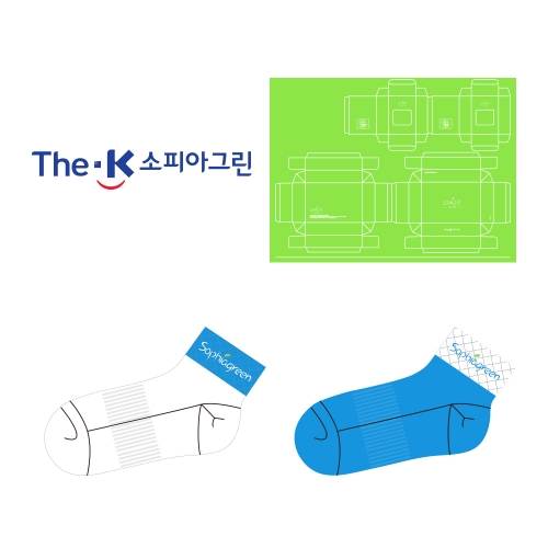 The-K 소피아그린 컨트리클럽의 스포츠양말 선물세트 2차 제작사례