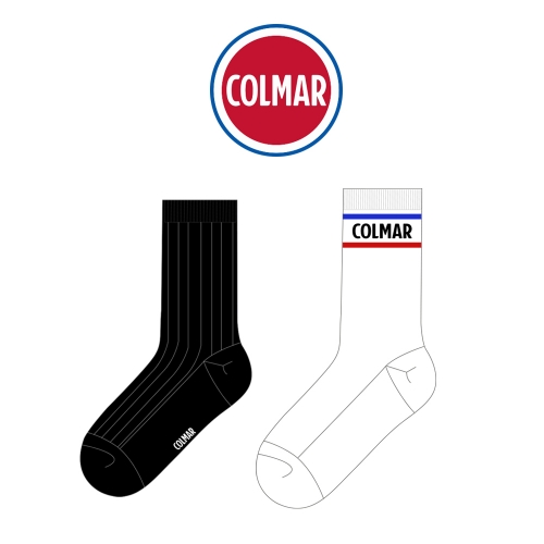 COLMAR_콜마 오리지널스의 남,여 패션양말, 숙녀 골지양말 제작사례.