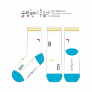 국립현대무용단의 남, 여 패션 중목양말 제작사례.