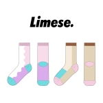 LIMESE_리메세의 남, 여 패션 장목양말 제작사례.