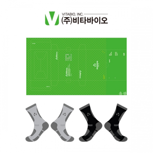 (주)비타바이오의 _VITABIO,INC 의 남자 스포츠양말 선물세트5차 제작사례