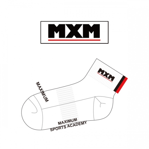맥시멈체대입시(MAXIMUM SPORTS ACADEMY)의 남, 여 스포츠 발목양말 제작사례.