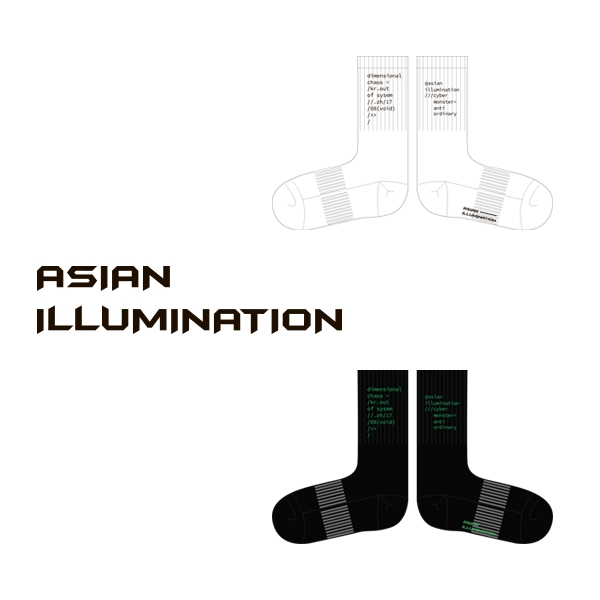 아시안 일루미네이션_ASIAN ILLUMINATION 의 남자 스포츠 장목양말 제작사례