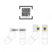 굿 바디 핏_GOOD BODY FIT의 남자 스포츠 중목, 발목양말 제작사례.