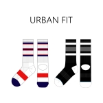 얼번 핏_URBAN FIT의 남자 스포츠 장목양말 제작사례.