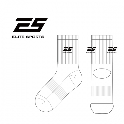 엘리트 스포츠_ELITE SPORTS 의 남, 여 공용 스포츠 중목양말 제작사례.