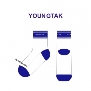 언모만_영탁 YOUNGTEAK 의 남, 여 공용 패션 중목양말 제작사례.